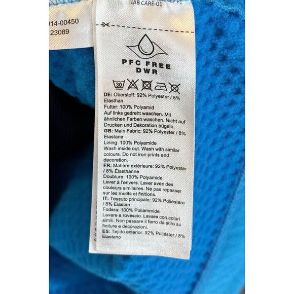 NWOT Mammut Blue Quarter Zip Hooded Pullover Lightweight Jacket Men's XXL - Picture 9 of 14